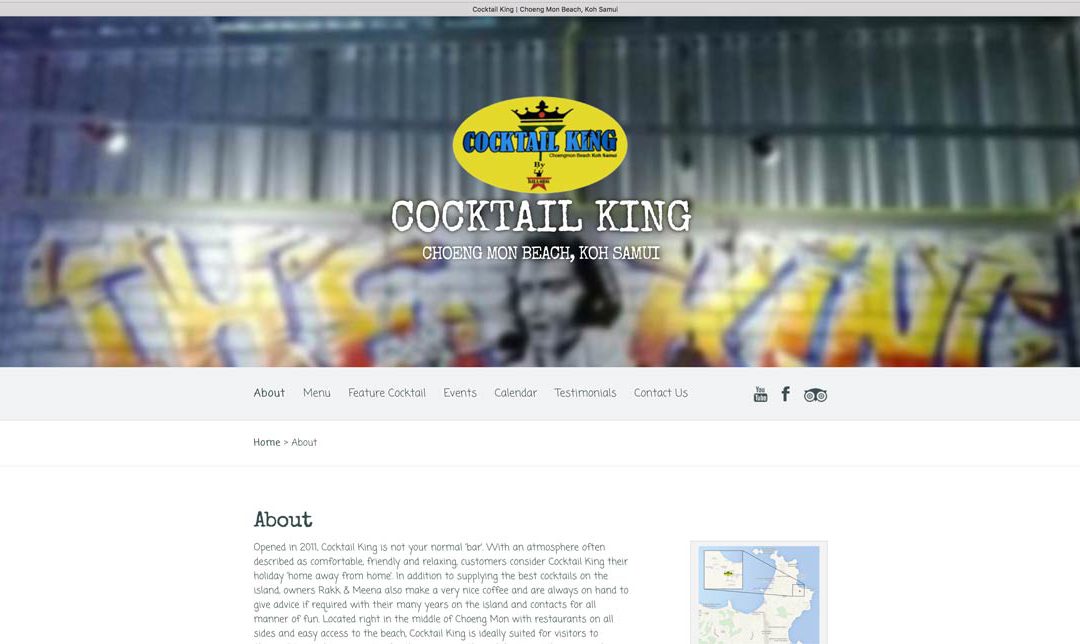 Cocktail King Samui – Website