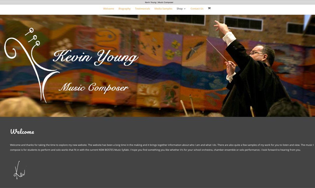 Kevin Young Music – Website