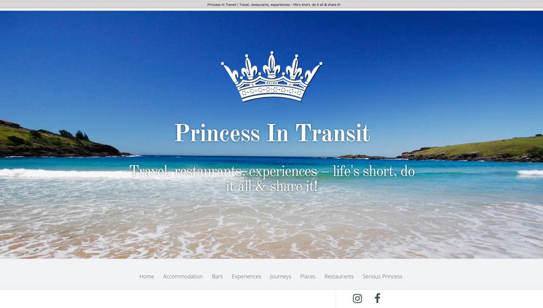 Princess in Transit – Website