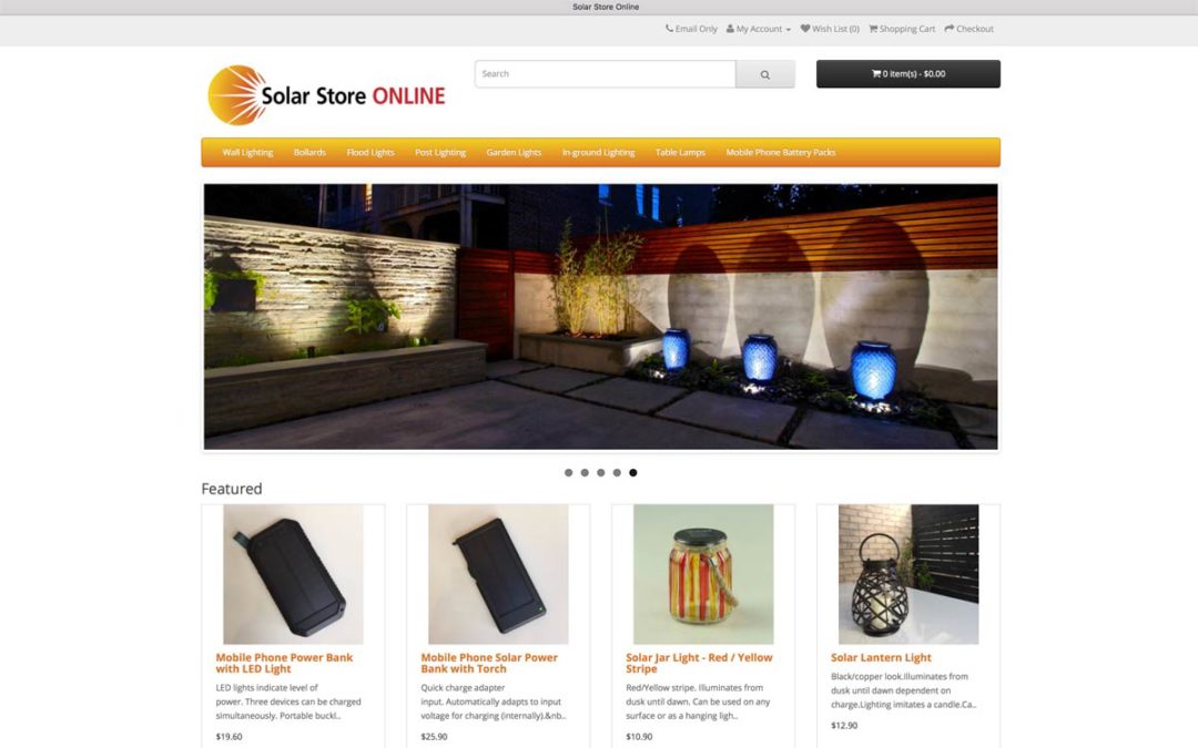 Solar Store Online – Website